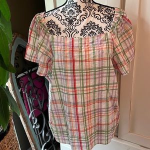 XL Ann Taylor Plaid Tank Top #432